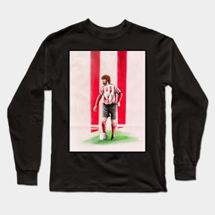 Paddy McCourt - Derry City FC League of Ireland Football Artwork Long Sleeve T-Shirt